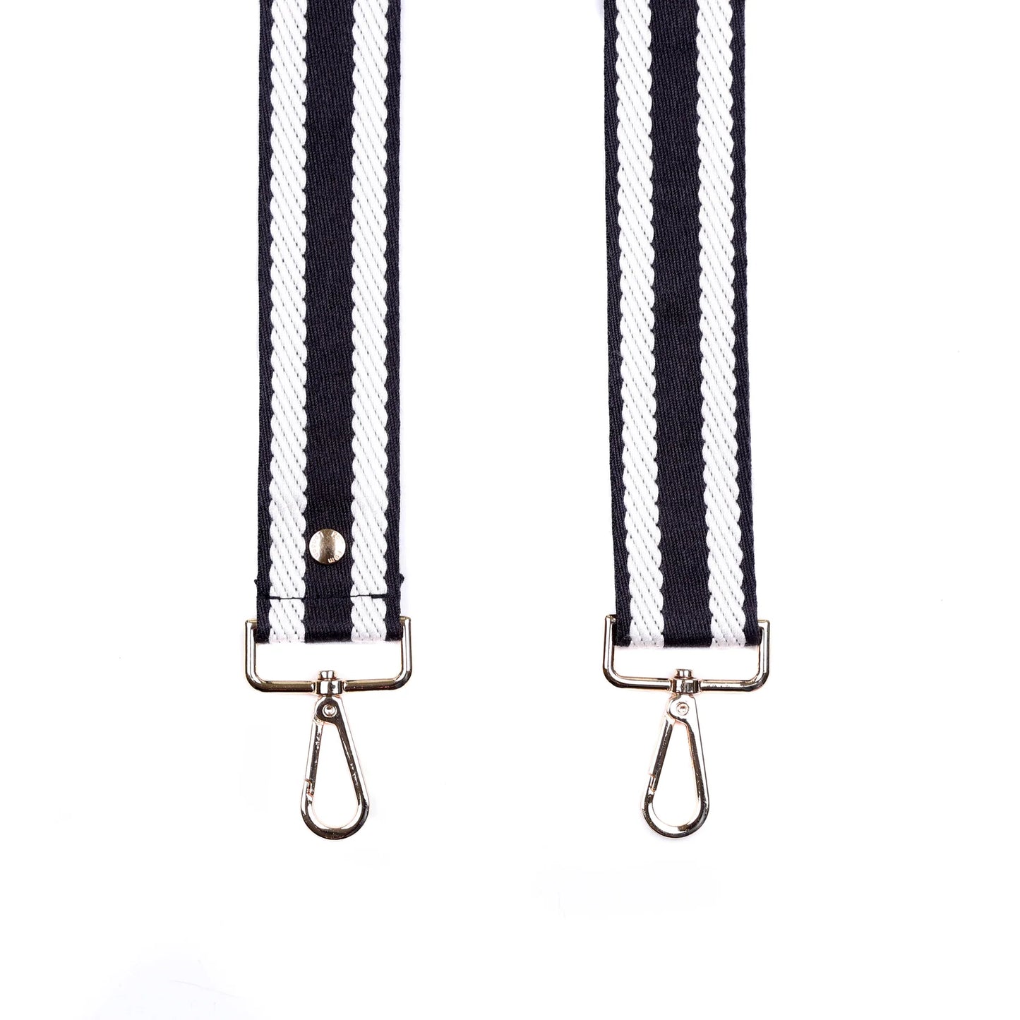 Strap Black & White Rope Stripe