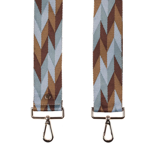 Strap Toffee & Blue Harlequin