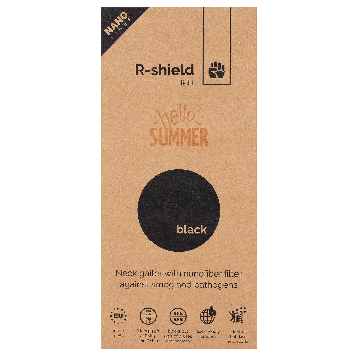 R-Shield nanofiber neck gaiter