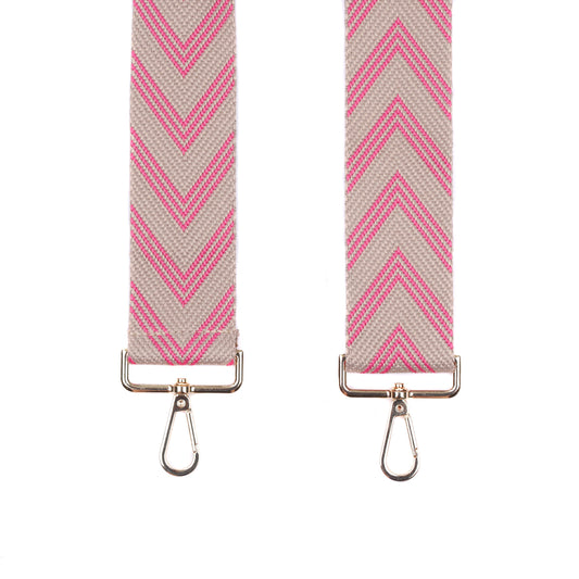 Töskuól pink chevron